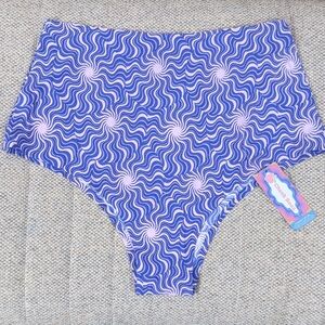 NWT Cheek Boss High Waisted Cheeky Swirly Waves XL